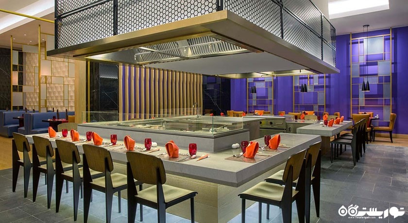 نمای رستوران سرپوشیده هتل